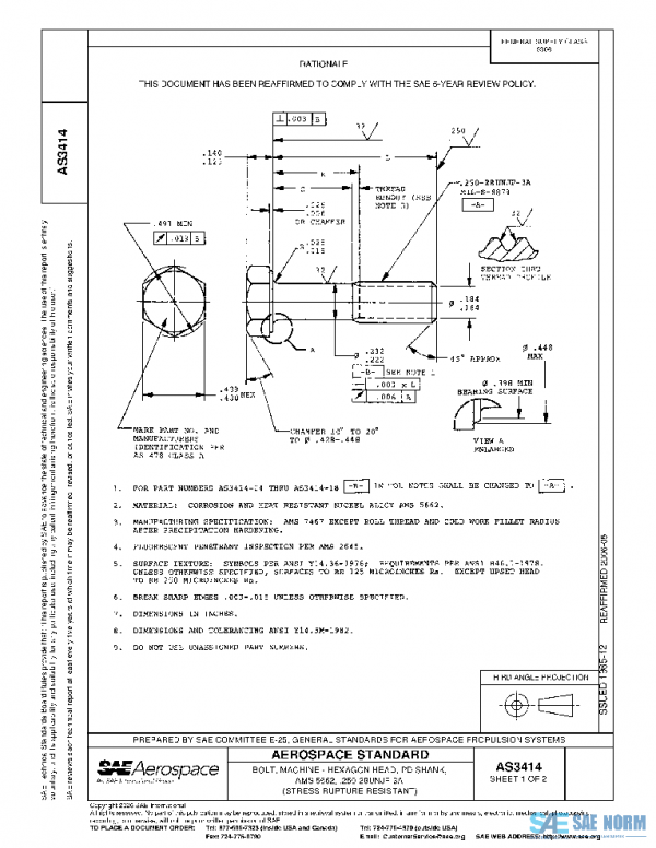 SAE AS3414 PDF