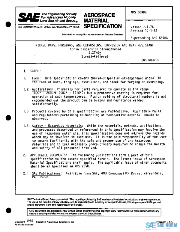 SAE AMS5890B PDF