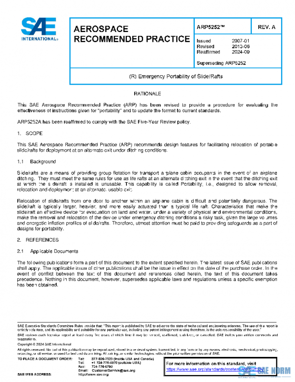 SAE ARP5252A PDF