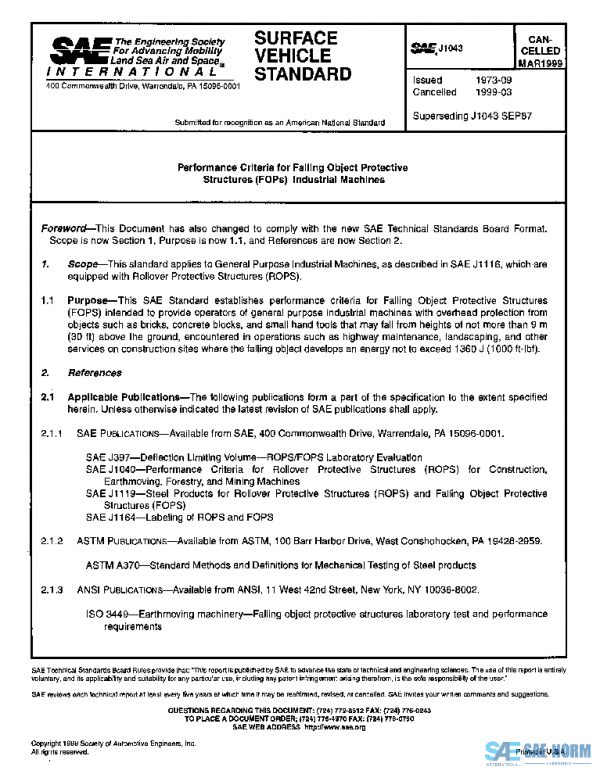 SAE J1043_199903 PDF SAE J1043_199903 PDF