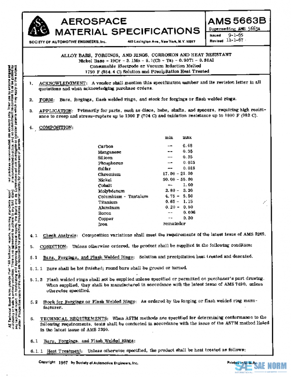 SAE AMS5663B PDF