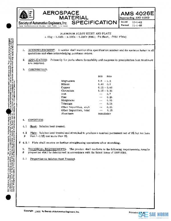 SAE AMS4026E PDF