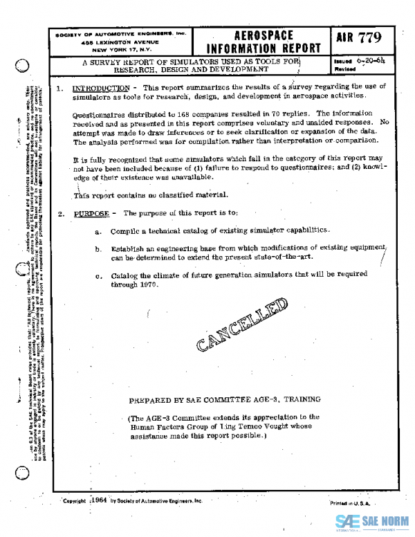 SAE AIR779 PDF