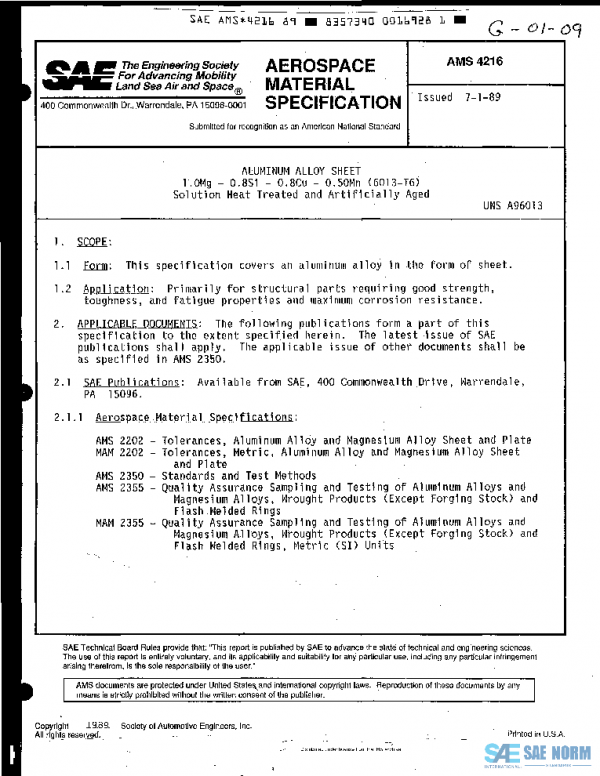 SAE AMS4216 PDF