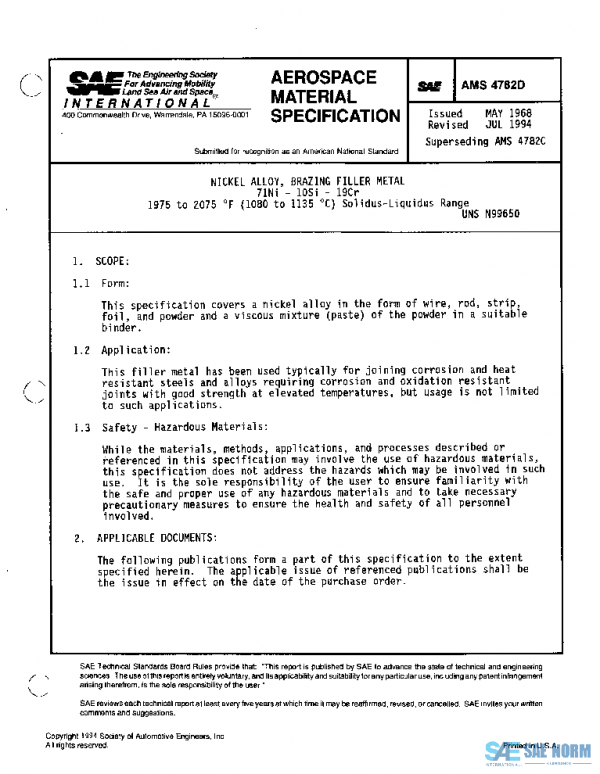 SAE AMS4782D PDF