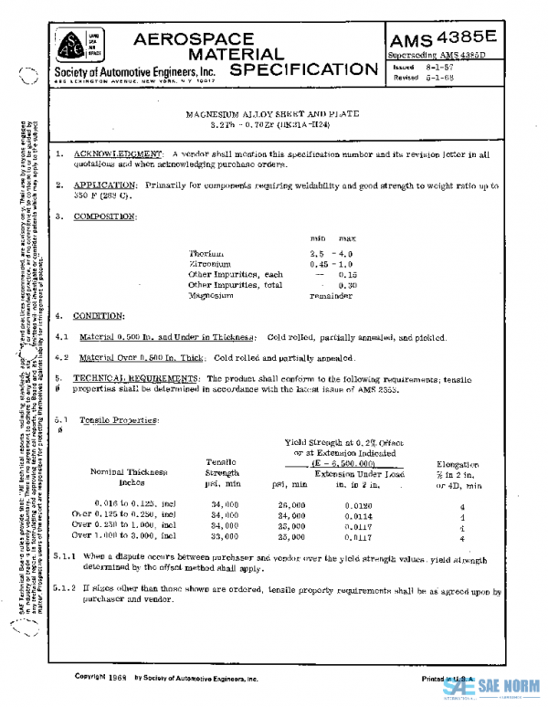 SAE AMS4385E PDF