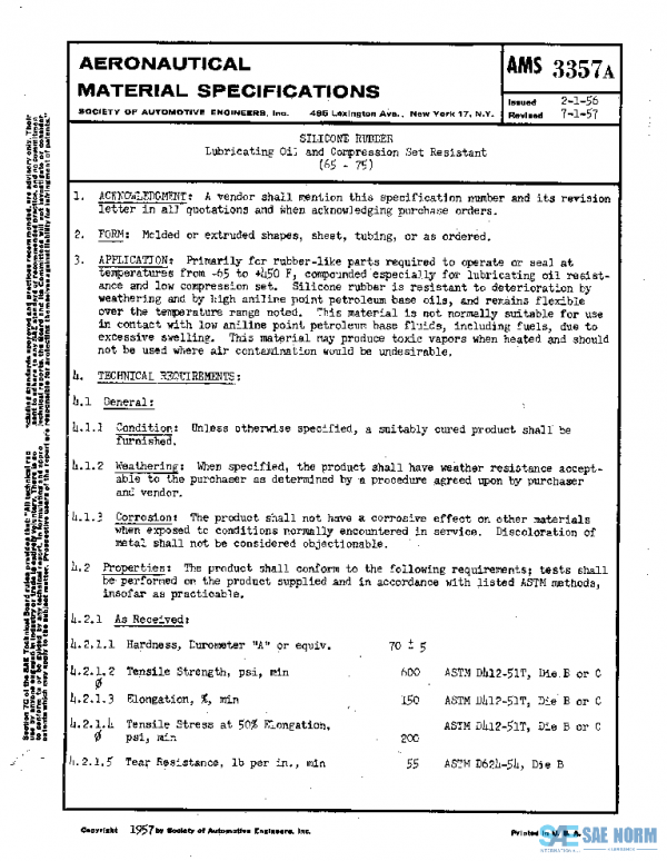 SAE AMS3357A PDF SAE AMS3357A PDF