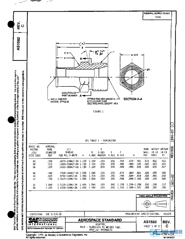 SAE AS1582C PDF