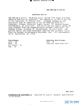 SAE AMSQQA250/25 PDF