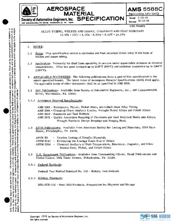 SAE AMS5588C PDF