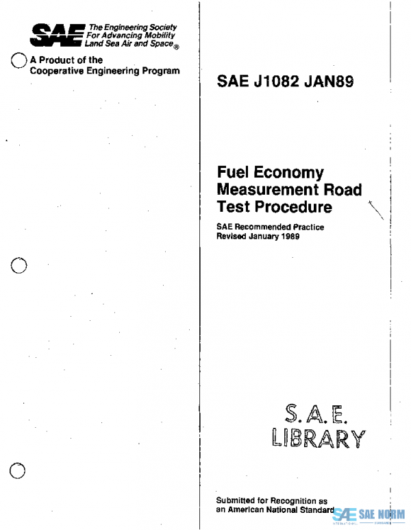 SAE J1082_198901 PDF