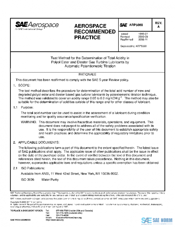 SAE ARP5088A PDF