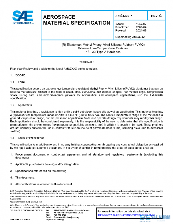SAE AMS3332G PDF SAE AMS3332G PDF