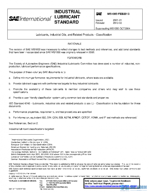 SAE MS1000_201302 PDF SAE MS1000_201302 PDF