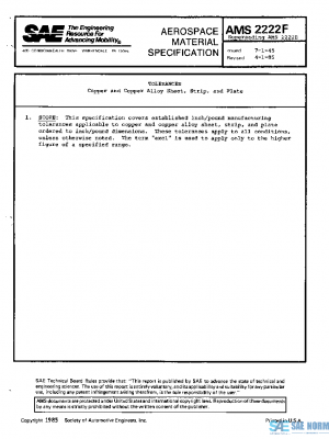 SAE AMS2222F PDF