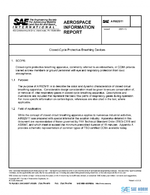 SAE AIR825/11 PDF