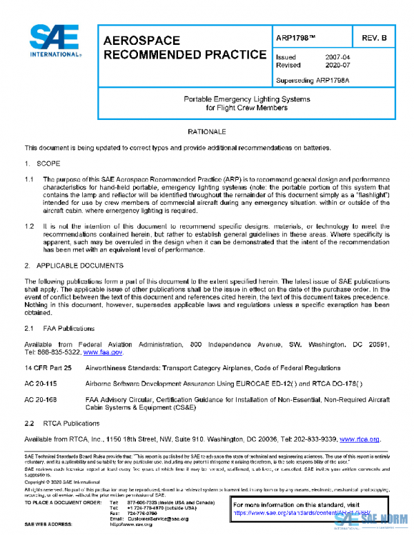 SAE ARP1798B PDF