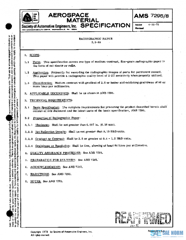 SAE AMS7295/8 PDF
