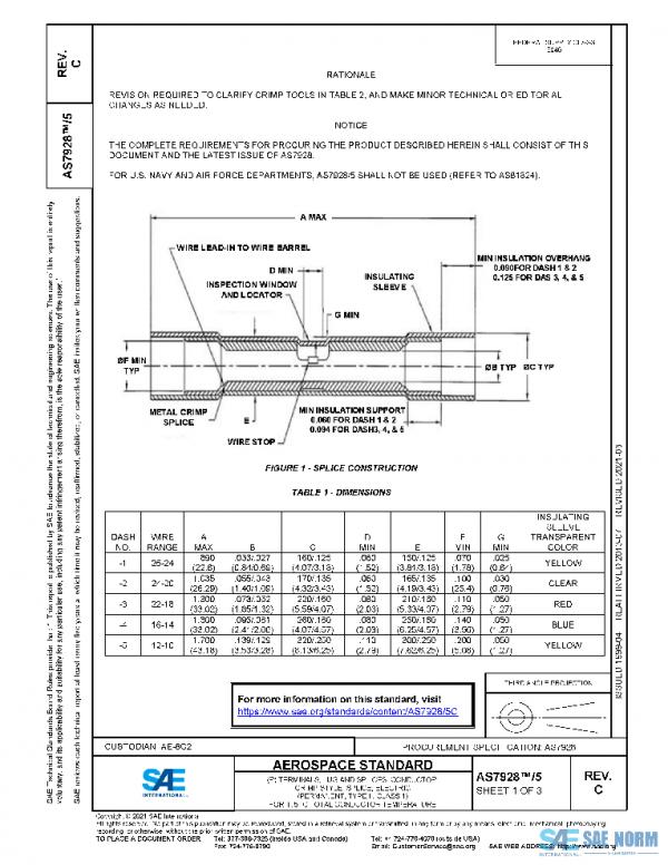 SAE AS7928/5C PDF SAE AS7928/5C PDF