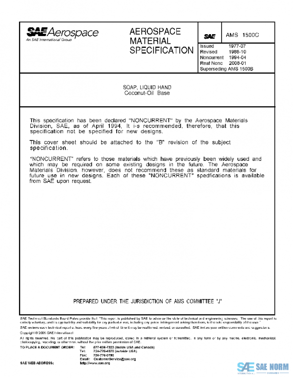 SAE AMS1500C PDF SAE AMS1500C PDF