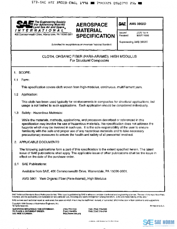 SAE AMS3902D PDF