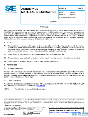 SAE AMS2750G PDF SAE AMS2750G PDF