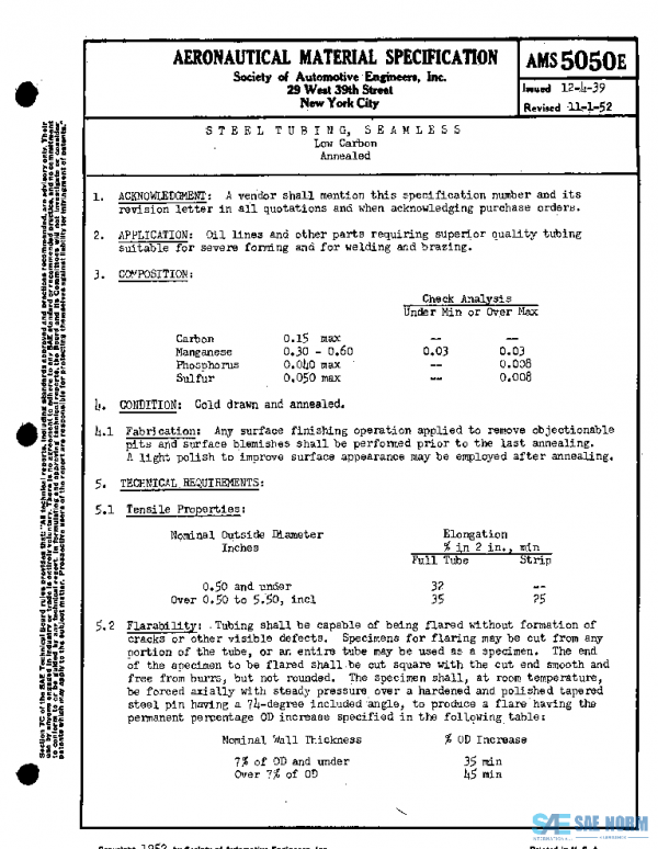 SAE AMS5050E PDF