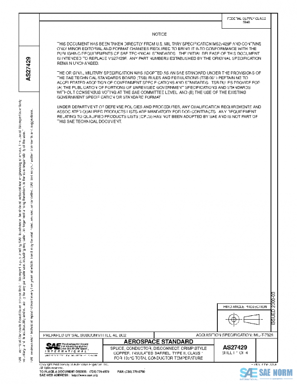 SAE AS27429 PDF