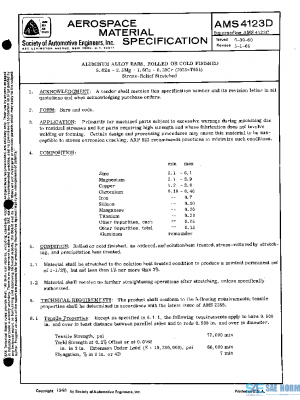 SAE AMS4123D PDF