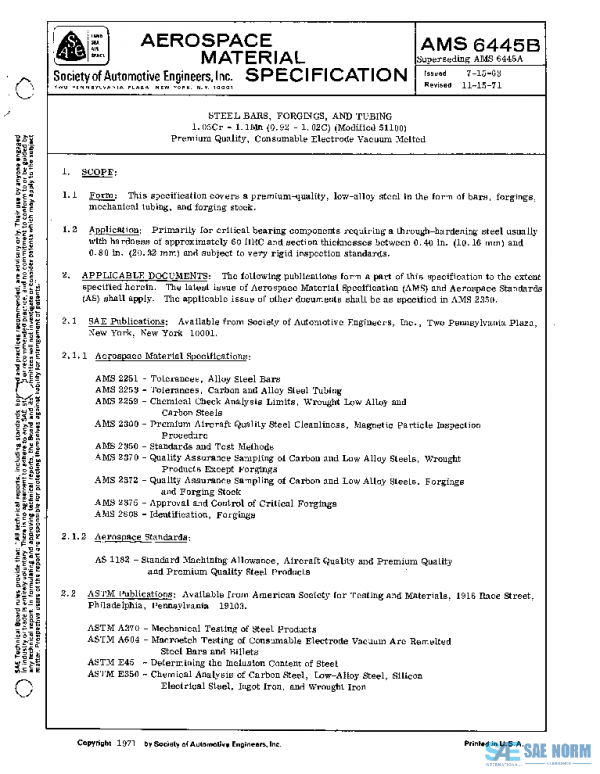 SAE AMS6445B PDF SAE AMS6445B PDF