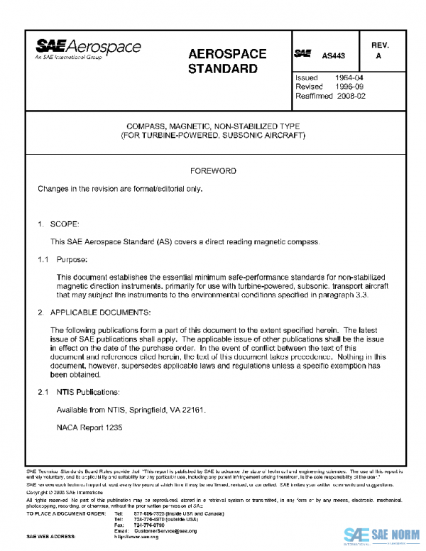 SAE AS443A PDF SAE AS443A PDF