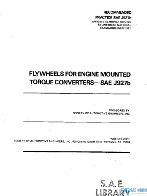 SAE J927B_197703 PDF