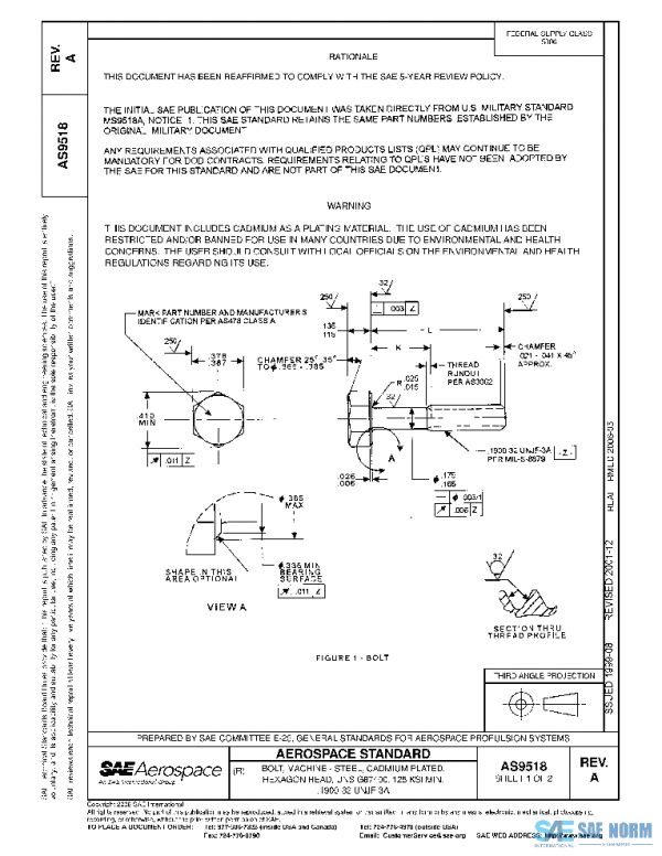 SAE AS9518A PDF