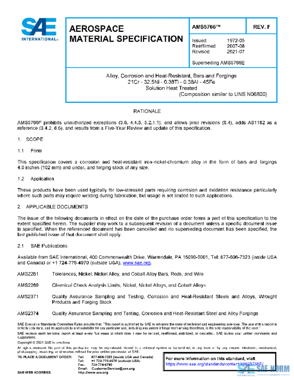 SAE AMS5766F PDF