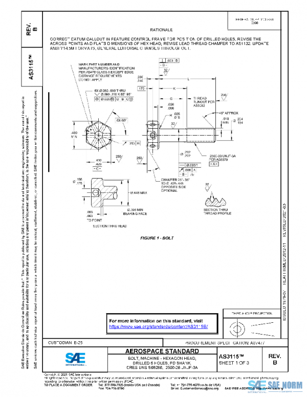 SAE AS3115B PDF SAE AS3115B PDF