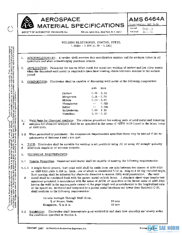 SAE AMS6464A PDF SAE AMS6464A PDF
