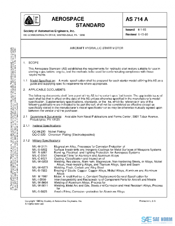 SAE AS714A PDF