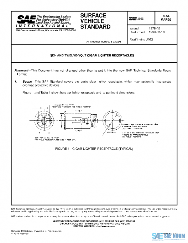 SAE J563_199003 PDF SAE J563_199003 PDF