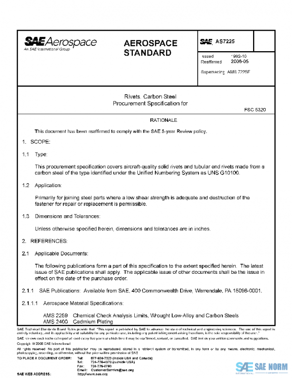 SAE AS7225 PDF