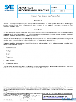 SAE ARP6249 PDF
