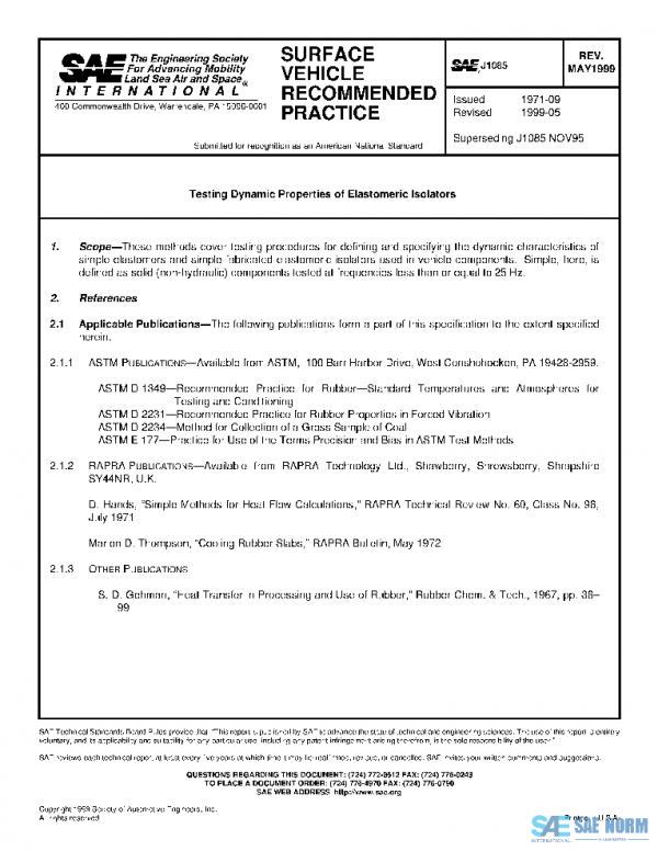 SAE J1085_199905 PDF