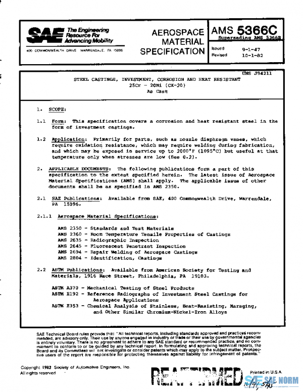SAE AMS5366C PDF
