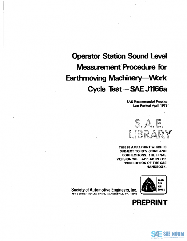 SAE J1166A_197904 PDF