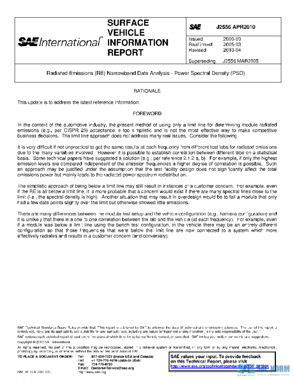 SAE J2556_201004 PDF SAE J2556_201004 PDF