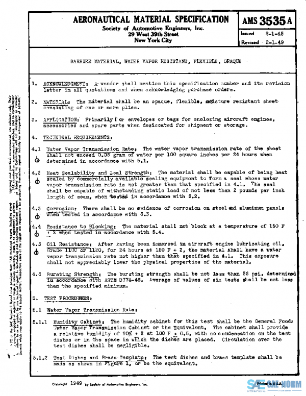 SAE AMS3535A PDF SAE AMS3535A PDF