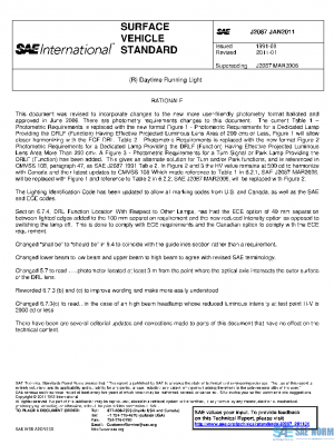 SAE J2087_201101 PDF