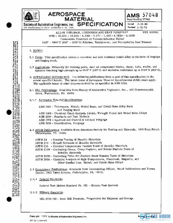 SAE AMS5704B PDF