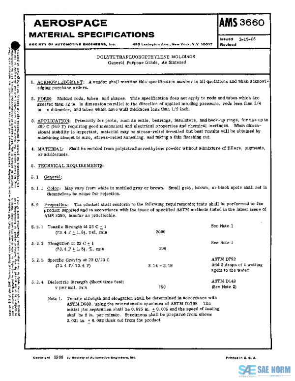 SAE AMS3660 PDF