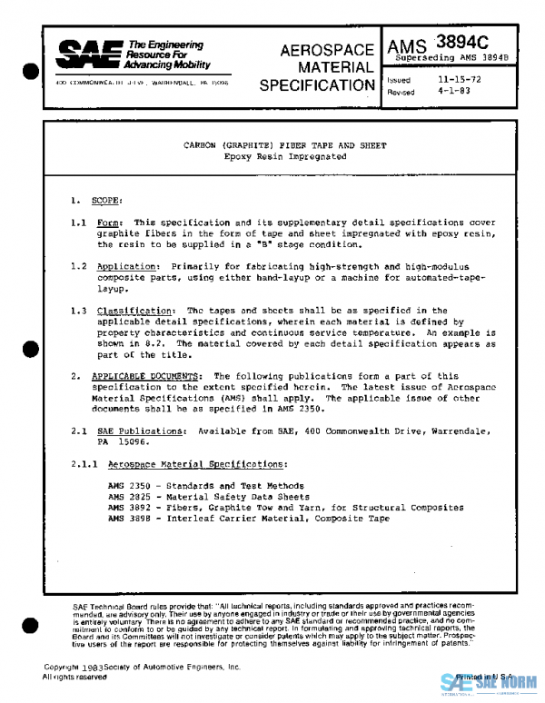 SAE AMS3894C PDF SAE AMS3894C PDF