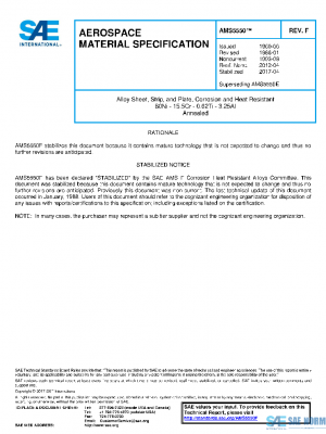 SAE AMS5550F PDF